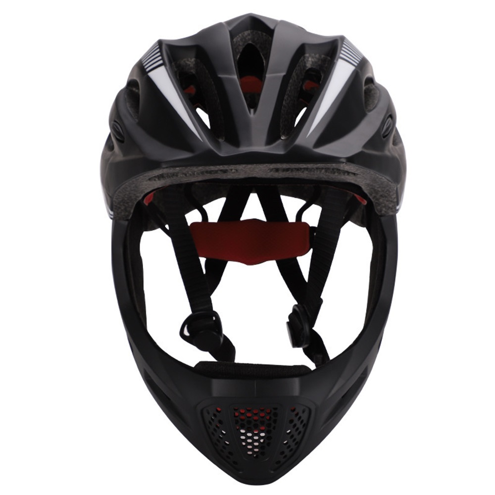Scooter Helmet Set - 새로운 LED 키즈 풀페이스 MTB 자전거