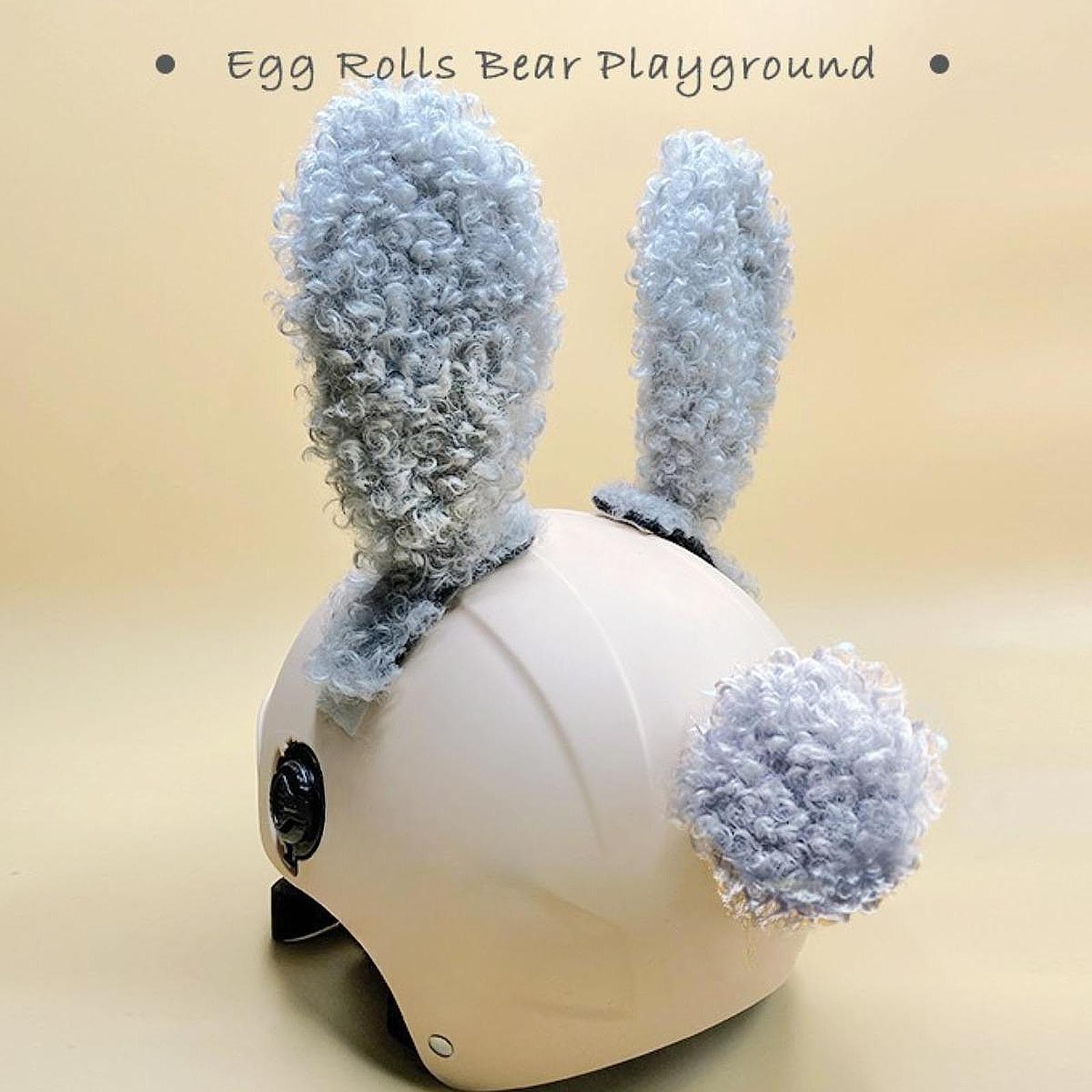 헬멧 플러시 귀 세트 부드럽고 세탁 가능한 귀여운 토끼 - Scooter Helmet Set 리뷰 및 가격