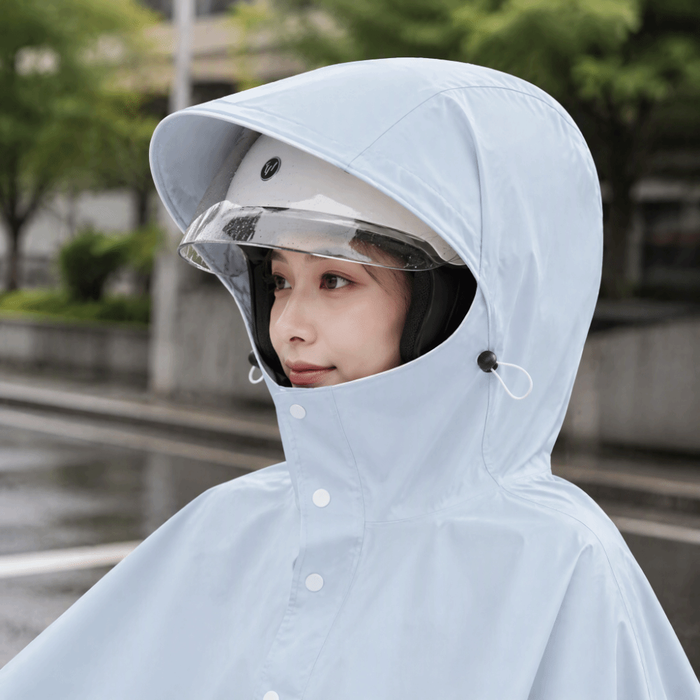 두꺼운 소재의 방수 우비, 폭우에도 강한 방수 기능,  - Electric Scooter Rain Cover 리뷰 및 가격