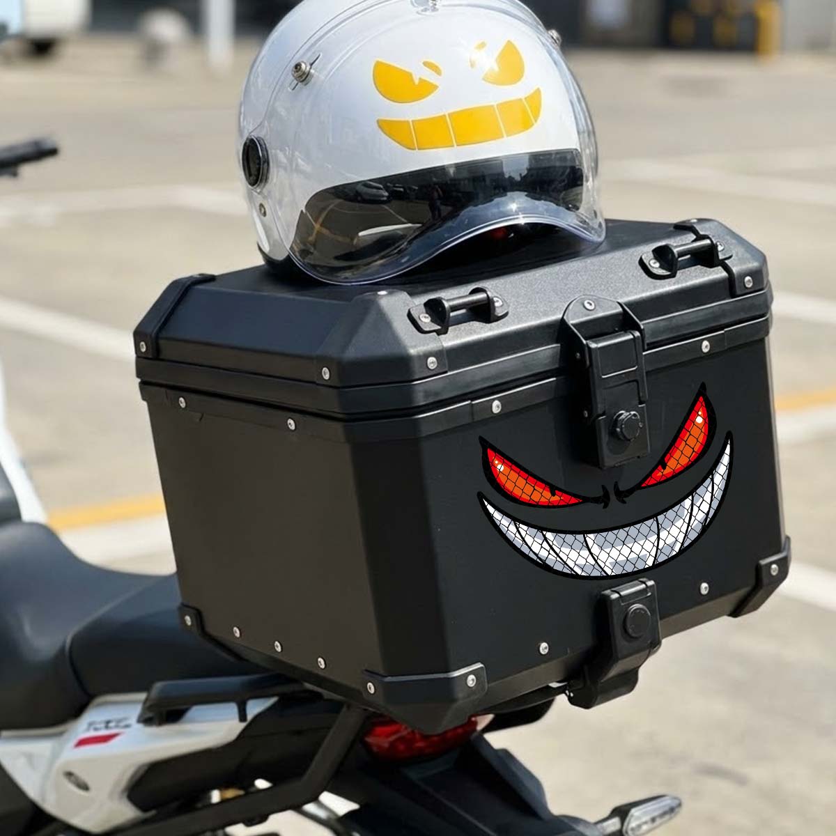 JDM 데몬 아이즈 겐가 반사 오토바이 스티커 모토 스 - Scooter Helmet Set 리뷰 및 가격