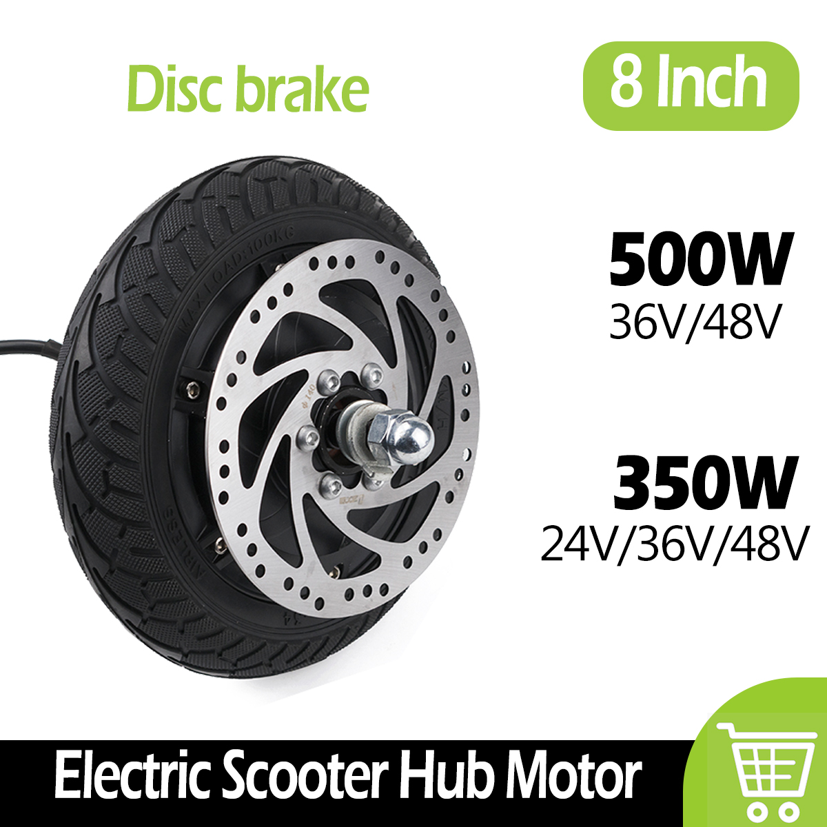 8인치 전동 스쿠터 모터 브러시리스 기어리스 허브 모터 - Electric Scooter 500W 리뷰 및 가격