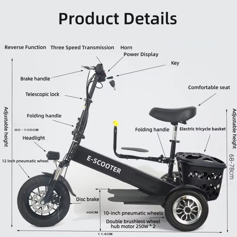 【2026】3륜 2인승 접이식 이동형 전동 스쿠터 방수 - Scooter Tire 리뷰 및 가격