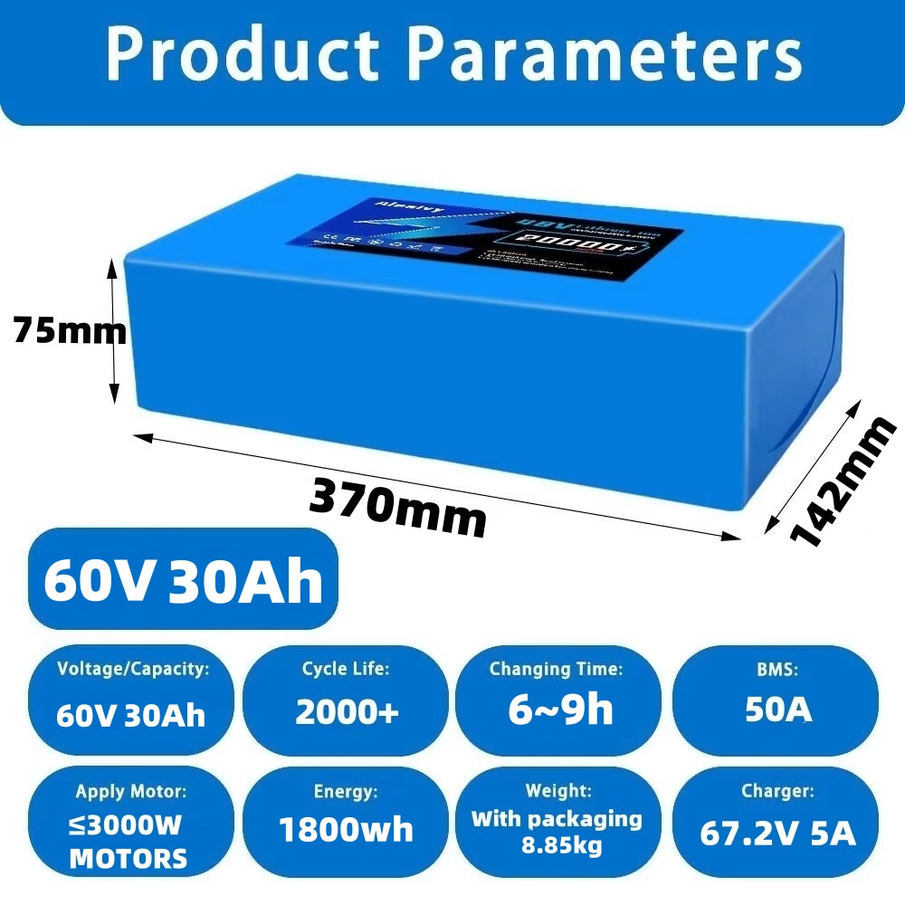[미국 직배송] 알레아이비 60V 20AH / 30AH - 60V 30Ah 21700 Battery Pack 리뷰 및 가격
